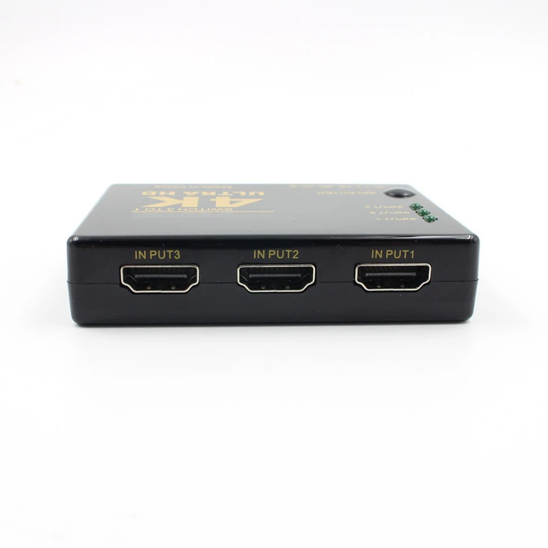 3 Порты и разъёмы совместимому с HDMI сплиттер в 1 из концентратор коробка + пульт