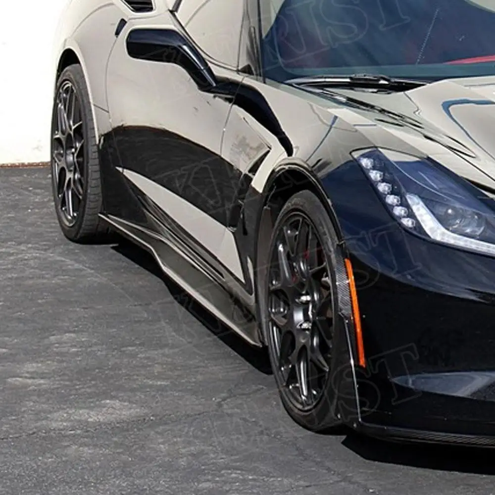 Боковые бамперы из углеродного волокна боковые юбки удлинитель Стайлинг