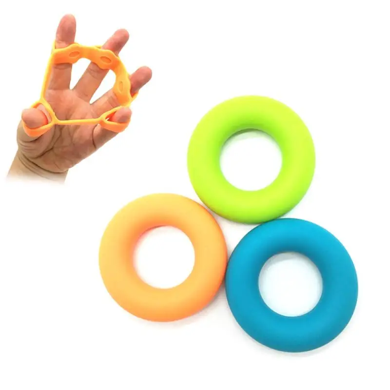 New 2pcs Pull Rope Set Finger Resistance bands For Sports Exercise Hand Grip Wrist Training Stretcher Fitness Ring Expander | Спорт и