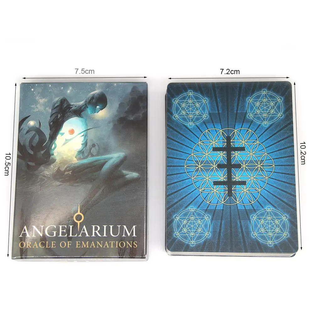 Ангелариум Oracle of Emanations карточная игра пять языков английские испанские ангелы