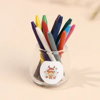1 set1 bottle12 crayons doll house accessories 112 scale mini dollhouse miniature crayon for stationery