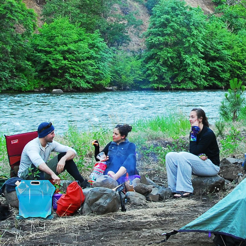 Youool открытый складной питьевой воды 5L/10L складной питьевой воды контейнер для хранения подъемная сумка Кемпинг Пикник