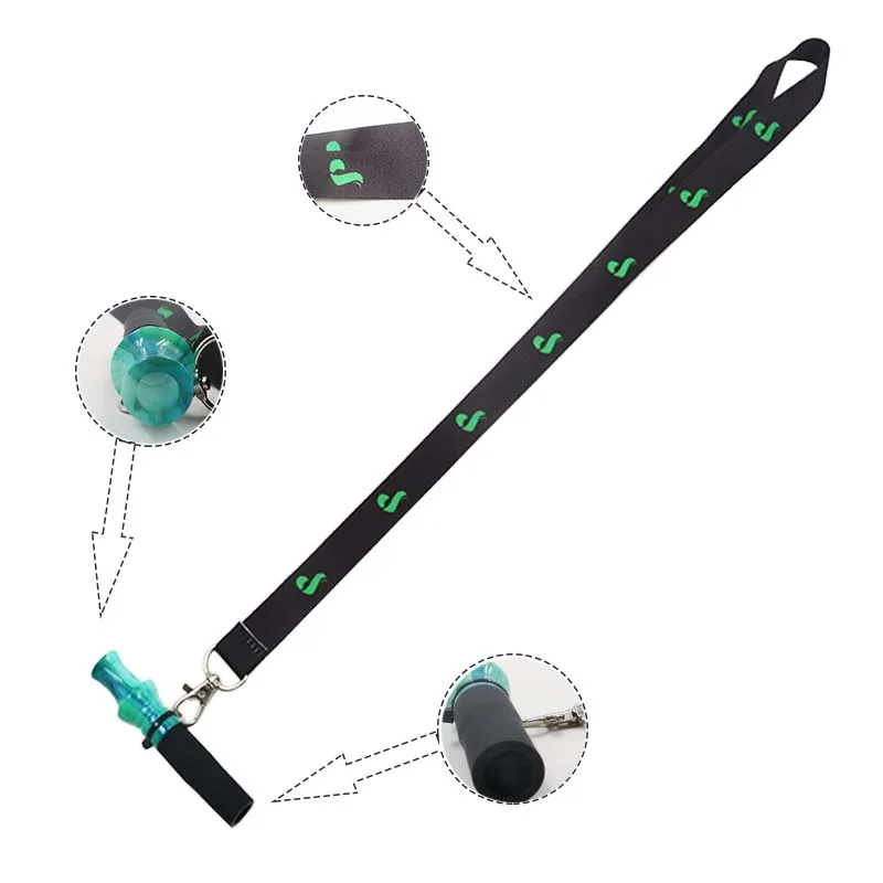 1 шт. подвесной ремешок акриловый мундштук кальяна держатель для сигарет