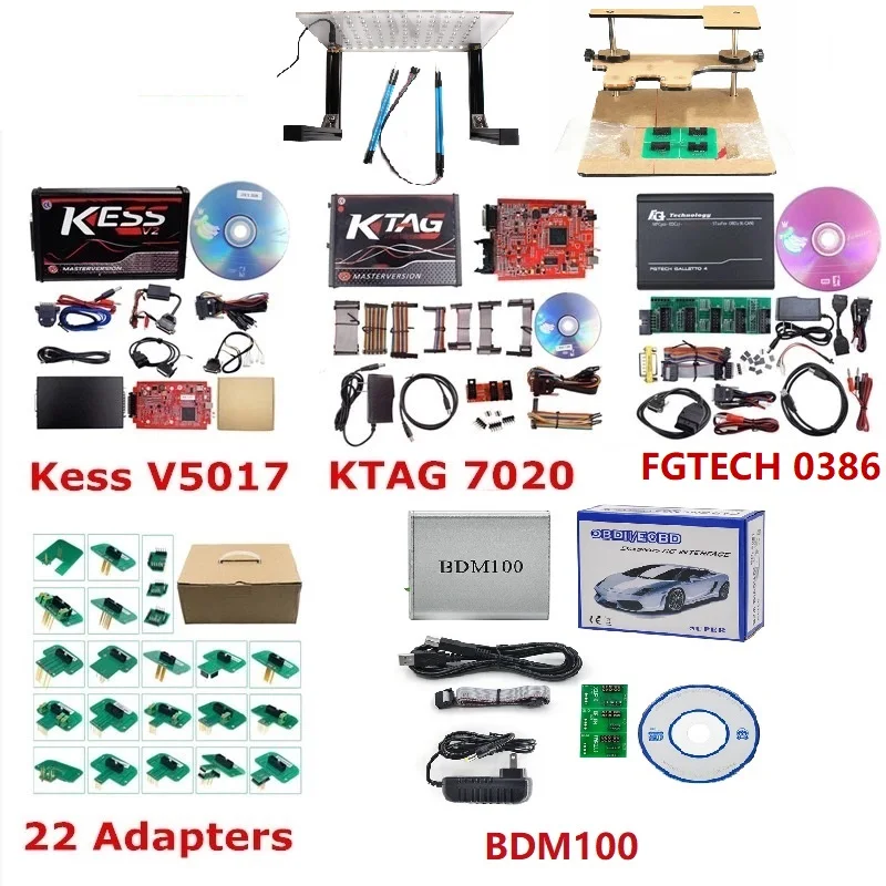 SHOW AS THE PHOTO Kess v2.47 KTAG 7,020 Kess V2 V5.017 BDM Рамка KTAG BDM Адаптеры 22 шт. KTAG BDM зонд адаптеры для Kess v2 5,017 полный ЭБУ тюнинг - Цвет: SHOW AS THE PHOTO