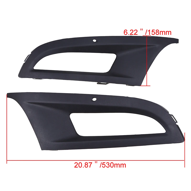 Автомобильная противотуманная фара POSSBAY крышка бампера решетка воздушного