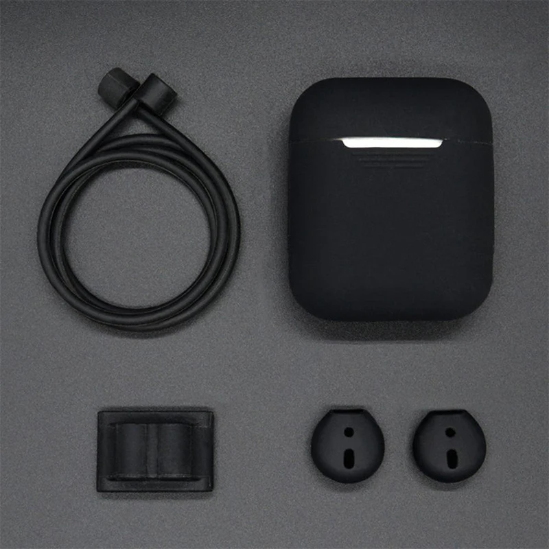5 в 1 силиконовый чехол наушники для Airpods гарнитура Аксессуары для ушей