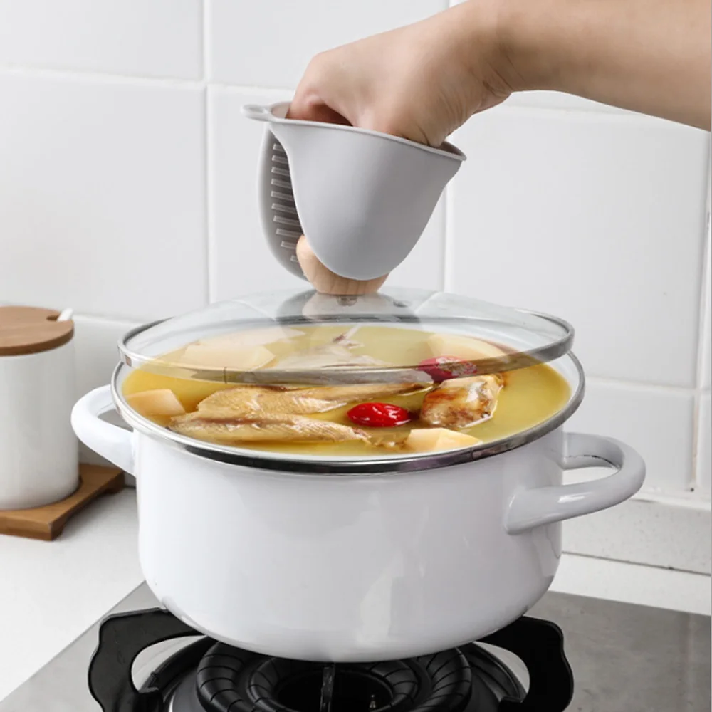 Силиконовые перчатки с теплоизоляцией для духовки готовки в микроволновой печи