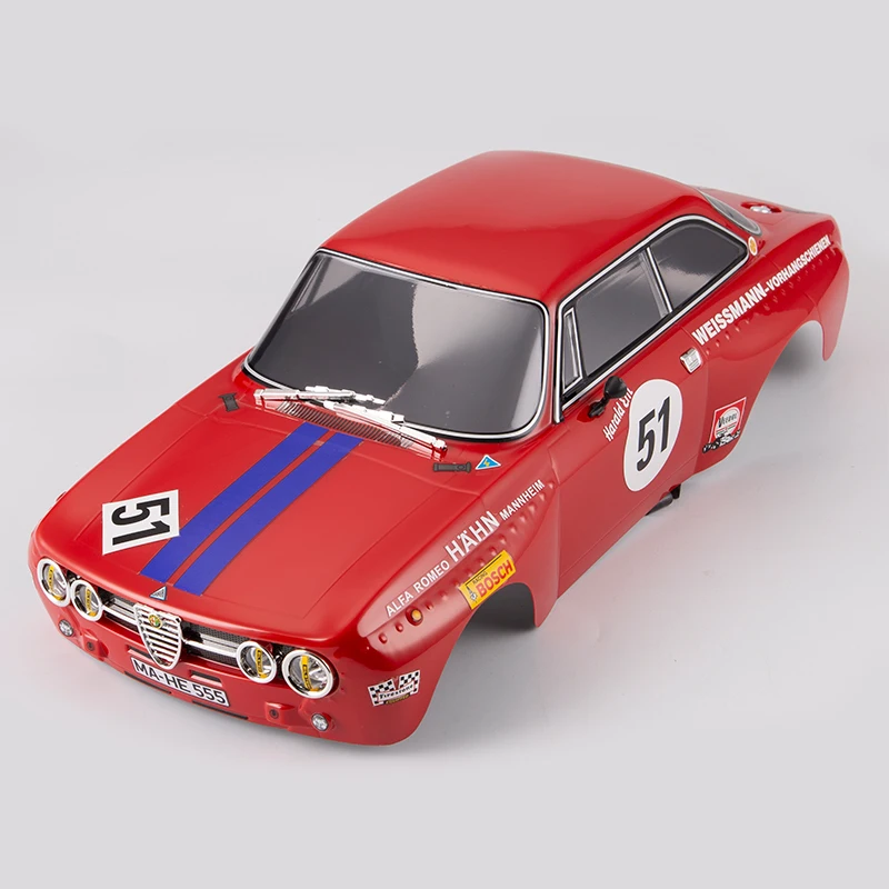 Killerbody RC 1/10 туристический автомобиль 48251 Alfa Romeo 2000 GTAm готовый корпус ПК чехол рамка