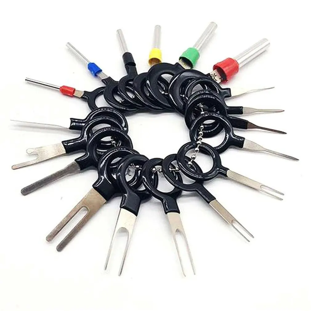 

36 Pcs/set Auto Electrical Wiring Terminal Puller Tool Car Terminals Removal Tool Electrical Wiring Crimp Connector Pin Kit