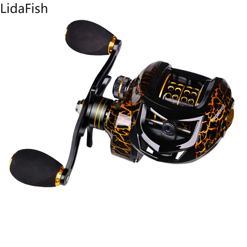 

Lidafish Fishing Reel Ultralight Baitcasting Reel Metal Spool Bait Casting Reel 10KG Max Drag Fishing Wheel Fishing Tackle