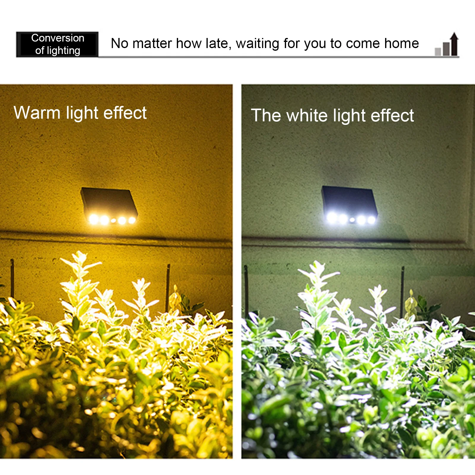 

Outdoor LED Solar Light Power-saving Garden Wall Lamp Intelligent Light Control