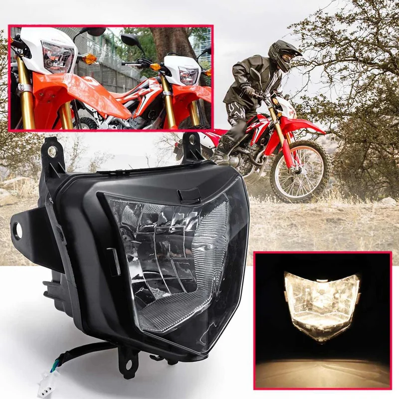 Motorcycle Headlight Fairing Headlamp for Honda Crf250L 2013 2014 2015 2016 2017 Motorbike Head Light Lamp |