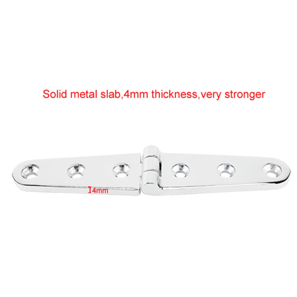

Cupboard Cabinet Boat Hinge With Screws 28 * 153mm Marine Grade 316 Stainless Steel 4 mm/0.16 inch