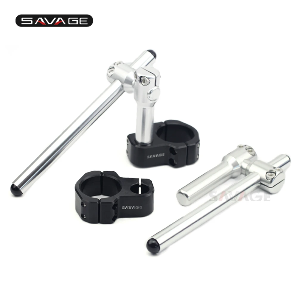 Зажим для вилочной трубки 50 мм алюминиевый регулируемый руль рукоятка