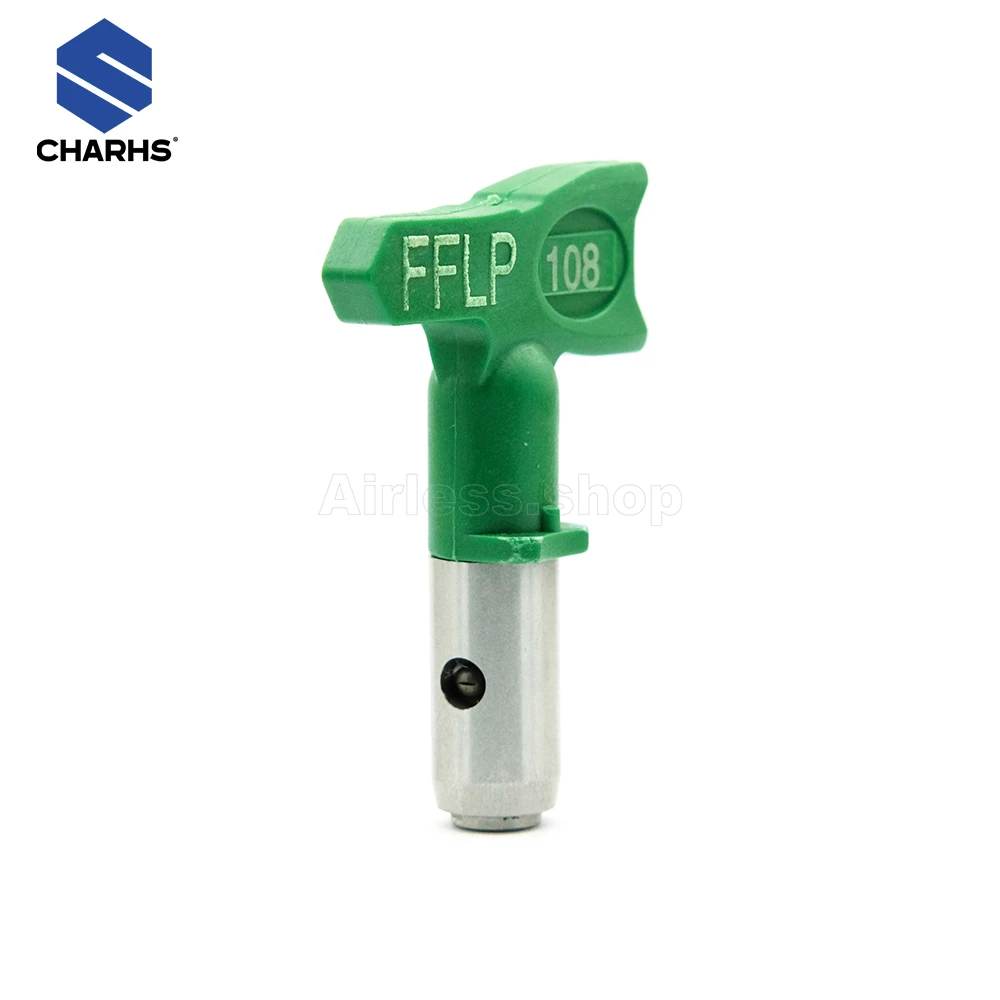 

CHARHS 1/2/3 series Airless tips FLP-108/110/112 /208/308/310/312/314 for Airless Spray Gun Low Pressure Guard Thread Size 7/8N