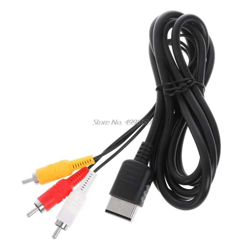 Оптовая продажа Прямая поставка черный 1 8 м/6 футов RCA Аудио Видео AV стерео
