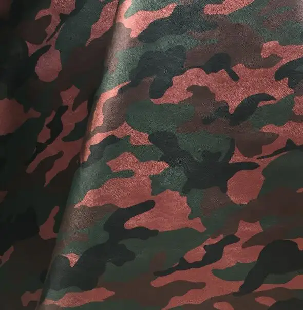 Красный камуфляж искусственная кожа ткань эластичная сила волшебный цвет лазер