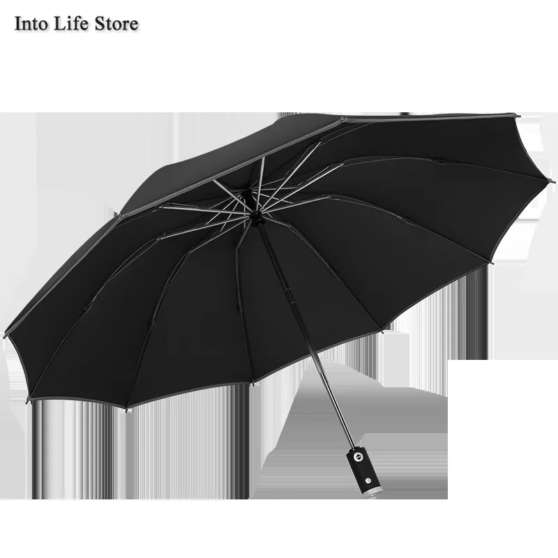 

Creative Automatic Reverse Umbrella LED Parasols Clear Umbrellas Rain Women Luxury Car Umbrella Windproof Strong 10K Gift Ideas