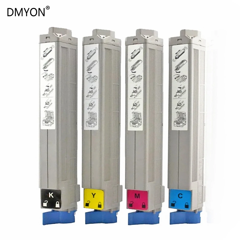 DMYON тонер-картридж совместимый для OKI C9600 C9800 C9650 C9850 принтеров черный и цветной