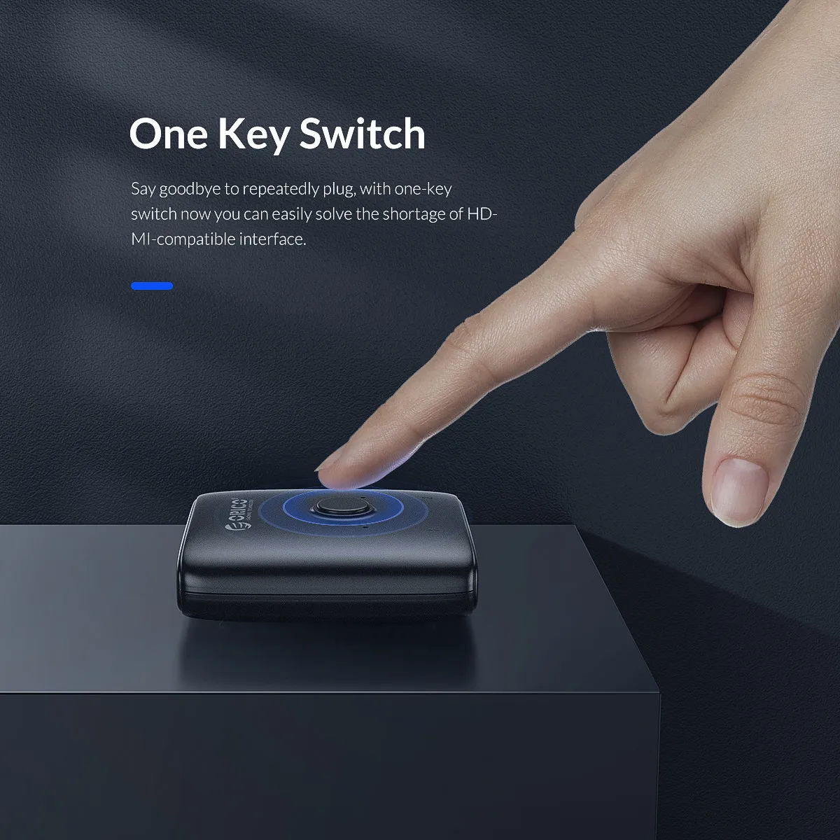ORICO HDMI совместимый коммутатор 4K 60 Гц аудио разветвитель двунаправленный 1080P