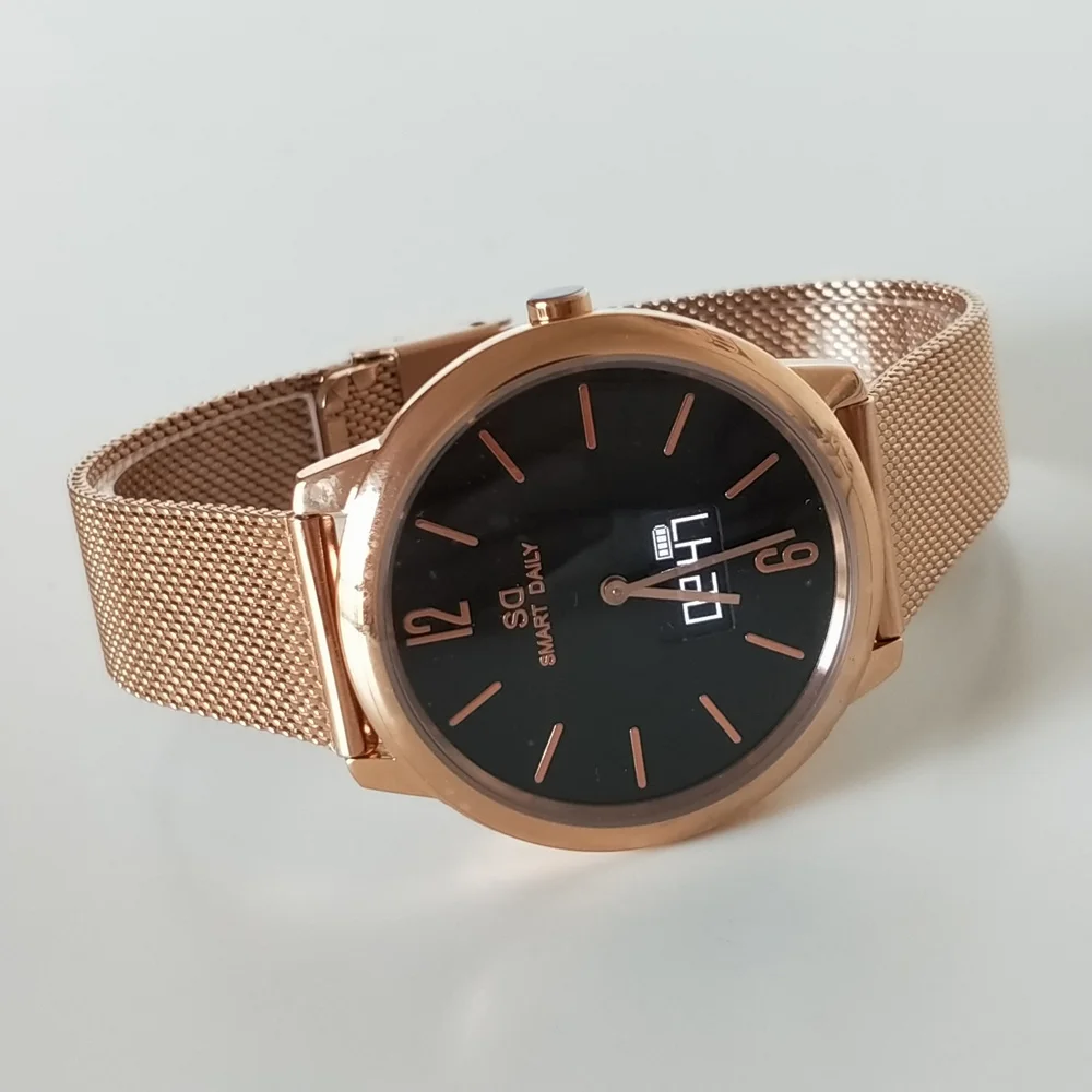 Модные женские умные наручные часы с двойным дисплеем и напоминанием о звонках