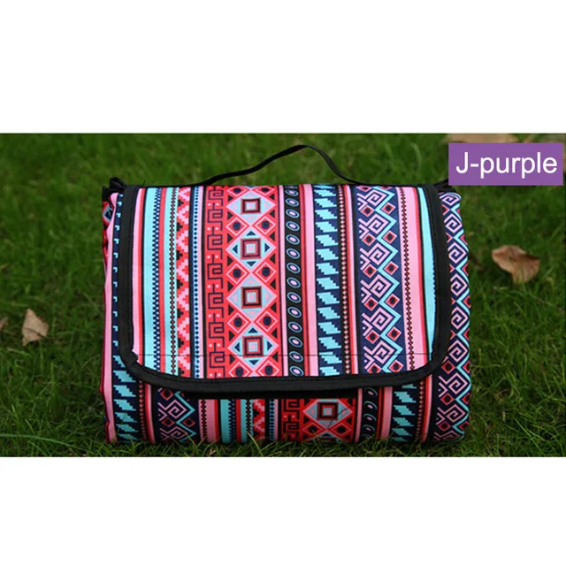 

Waterproof Portable Camping Mat Retro Printed Outdoor Picnic Beach Blanket For Multiplayer Foldable Sleeping Hiking Mats