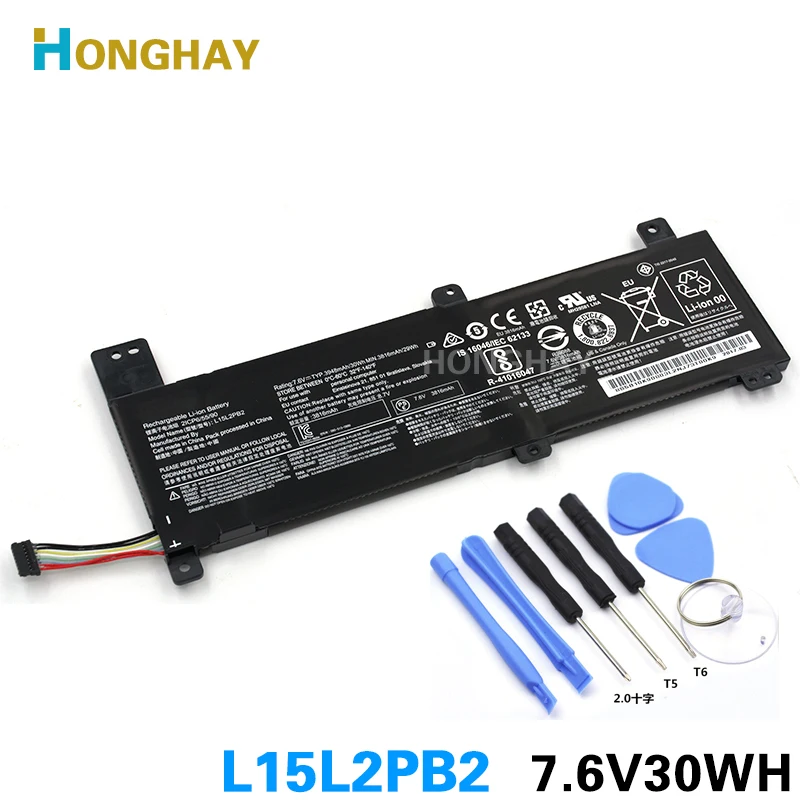 Аккумуляторная батарея HONGHAY L15L2PB2 для ноутбука LENOVO IdeaPad 310 14ISK 14IKB L15L2PB3 L15M2PB2 L15C2PB2 7 6 В