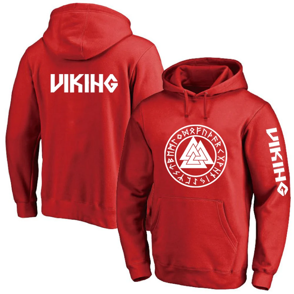 

Autumn Winter Hot sale Odin Viking Valhalla Mens Comtable Hoodies Sweatshirts Quality Streetwear Male Leisure Pullovers