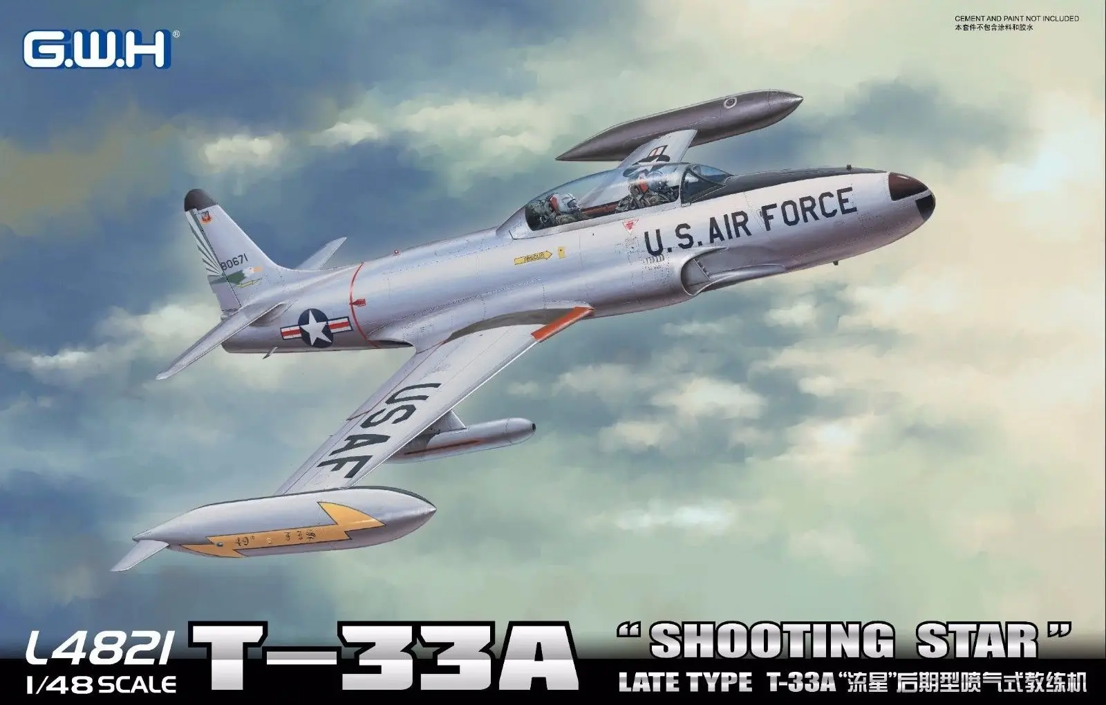 

GreatWall 1/48 L4821 T-33A Shooting Star Late Version Top quality