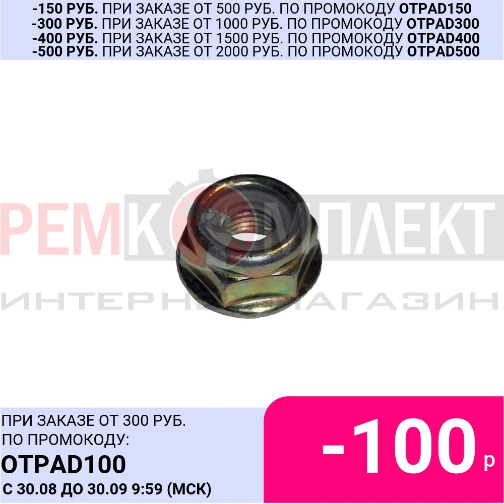 010168 (I ) гайка редуктора бензокосы Штиль FS 55-130 М10х1(левая) 58845 | Инструменты