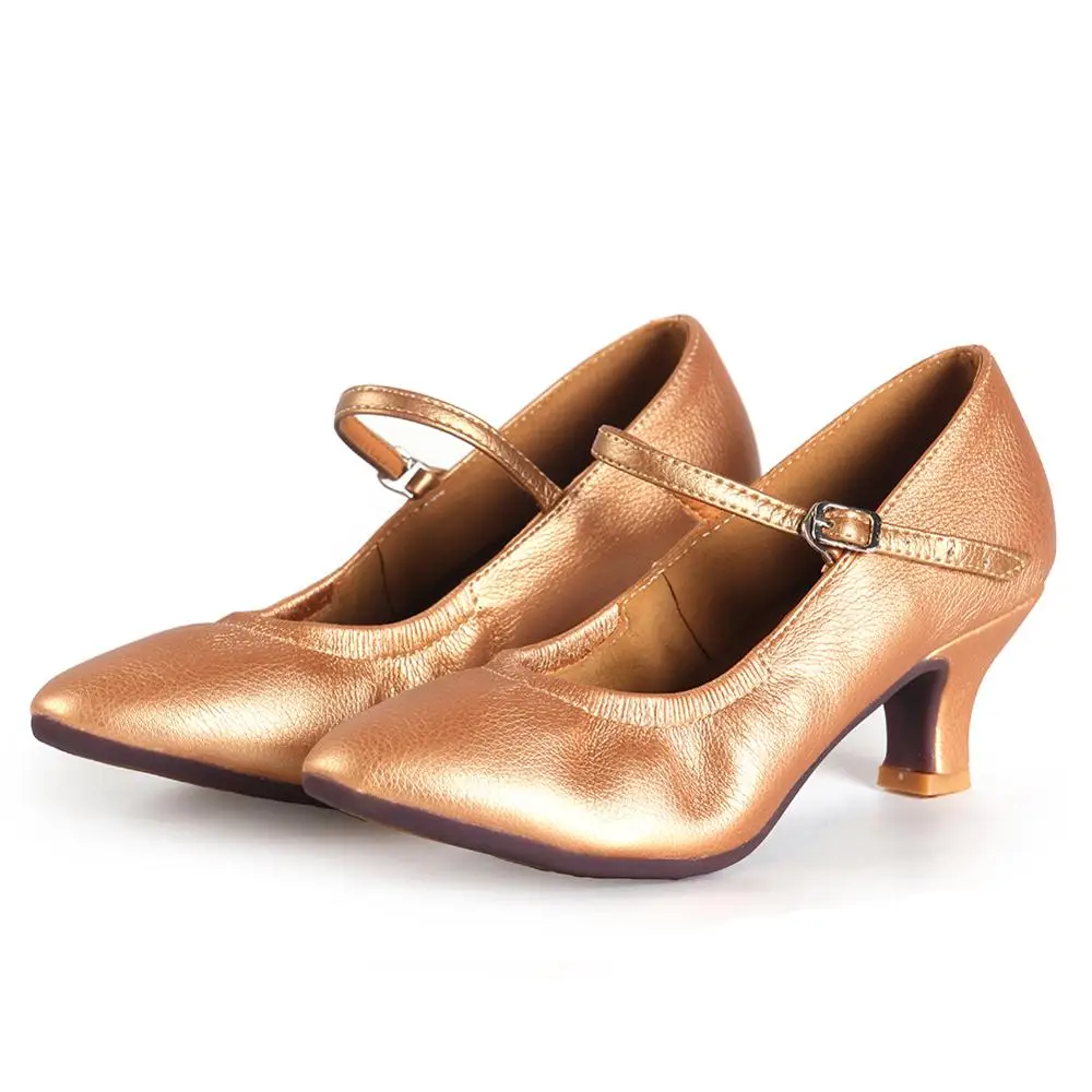 Женские туфли для бальных танцев современные с резиновой подошвой