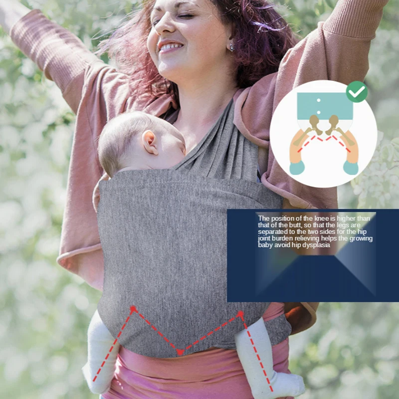 

Summer Baby Carrier Sling Newborns Backback Infant Wrap Breathable Wrap Hipseat Breastfeeding Comfortable Nursing Cover Dropship