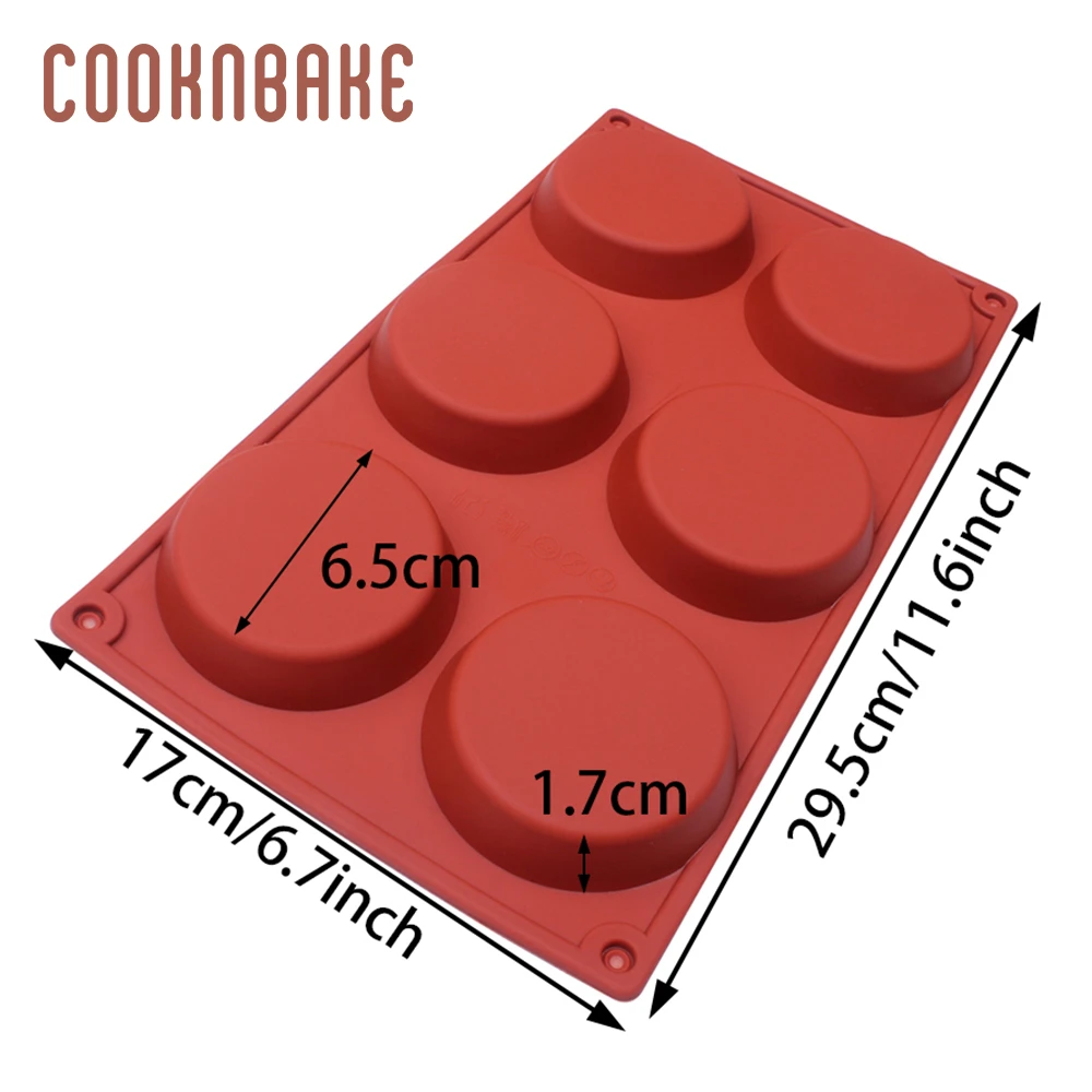 COOKNBAKE силиконовые круглые формы для выпечки тортов Маффин маленькая форма торта