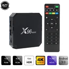 Оригинальная ТВ-приставка X96 mini TV Box Android 9,0 Smart TV Box Amlogic S905W Quad Core 12 ГБ + 816 ГБ 2,4G WiFi 64 бит медиаплеер телеприставка