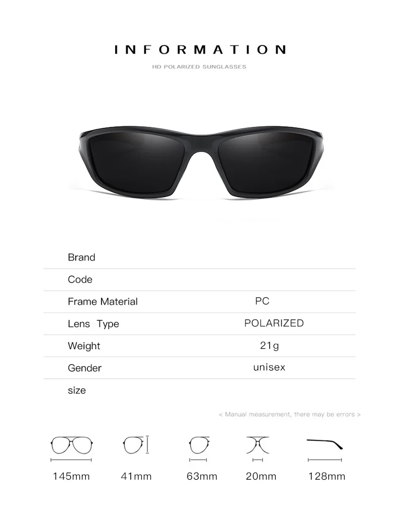 Модные близорукость поляризованные солнцезащитные очки для мужчин и женщин