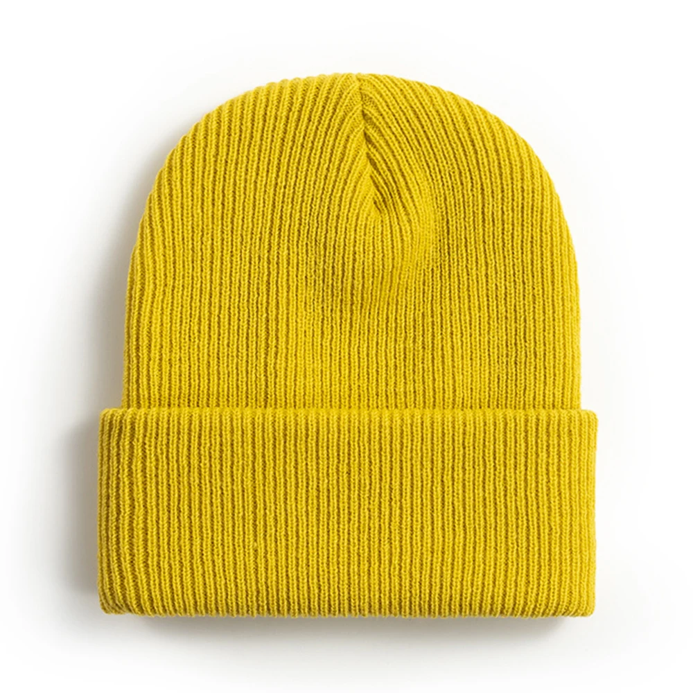

2021 new women's hat High elastic acrylic knitted unisex winter hats keep warm beanie bonnets winter accessories men's caps