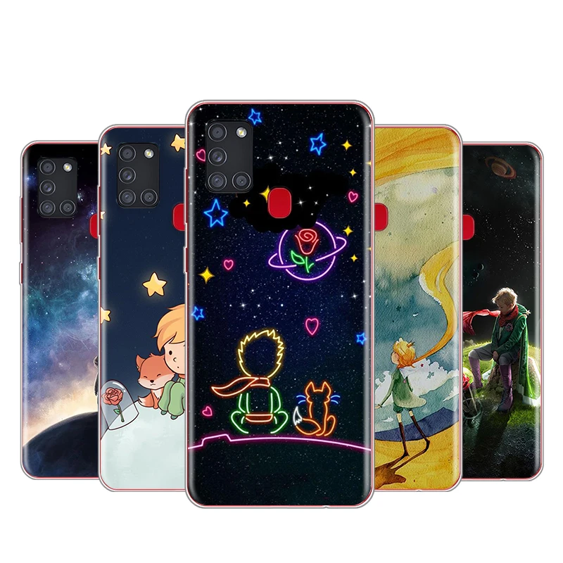

Cute little prince For Samsung A51 A91 A81 A71 A41 A31 A72 A52 A02 S A32 A12 A42 A21 S A11 A01 UW Transparent Phone Case