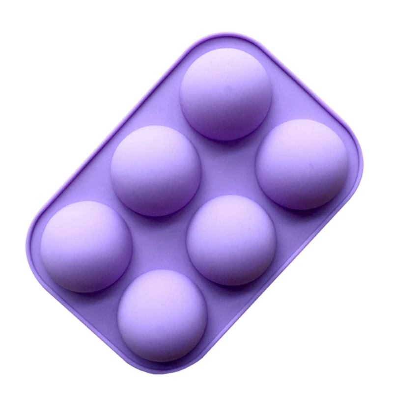 

Bakeware Cake Decorating Tool Half Sphere Silicone Candle Pudding Jelly Chocolate Fondant Mould Ball Shape DIY Kitchen Tools