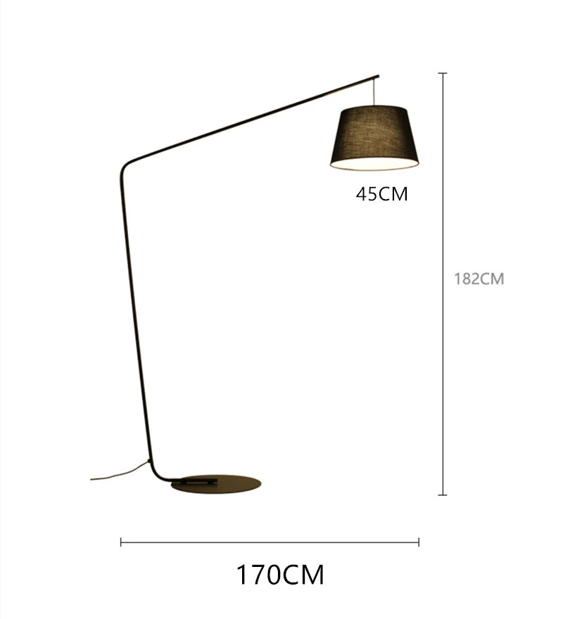 Современная металлическая торшер большая напольсветильник лампа E27 для гостиной