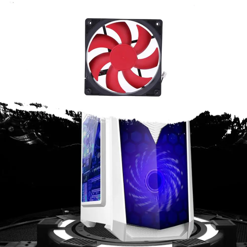 Охлаждающий вентилятор для процессора 12 см 120 мм В постоянного тока 2