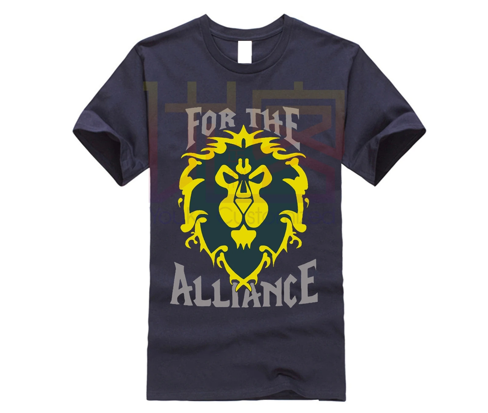 Футболка WORLD OF WARCRAFT - FOR THE ALLIANCE | Мужская одежда