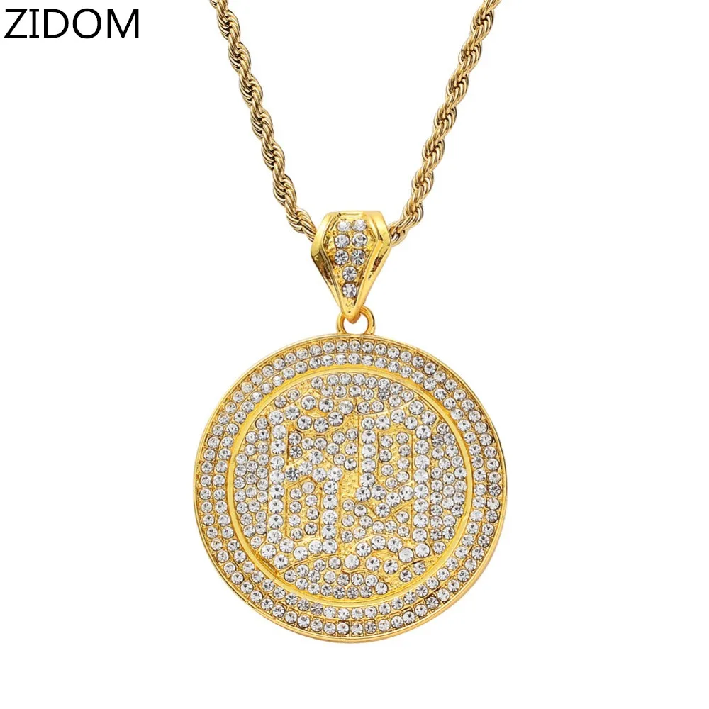 Мужские ожерелья с подвеской в стиле хип хоп 6ix9ine модные вращающиеся 69 ювелирные