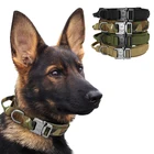 Военный Тактический ошейник для собак среднего размера в виде немецкой овчарки