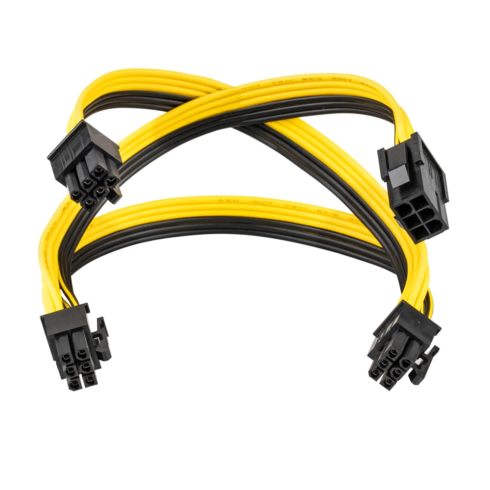 Удлинительный кабель RGeek PCI Express 6 контактов мама-3 контакта папа PCI-E PCIe сплиттер