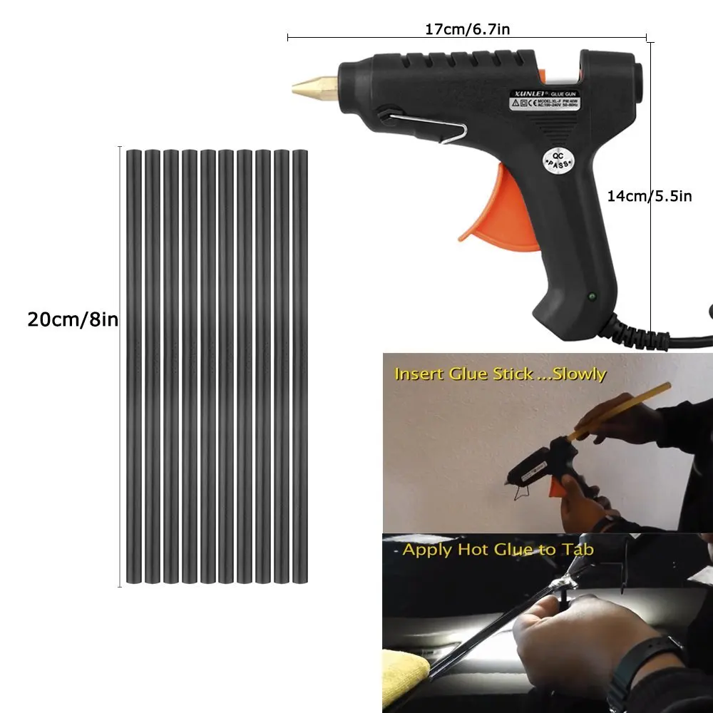 melhor Conjunto De Ferramentas De Reparo Do Corpo Do Carro Paintless Dent Repair Tool Extrator Martelo Reverso Otário Removedor Levantador Para Remover Dent Granizo Damag