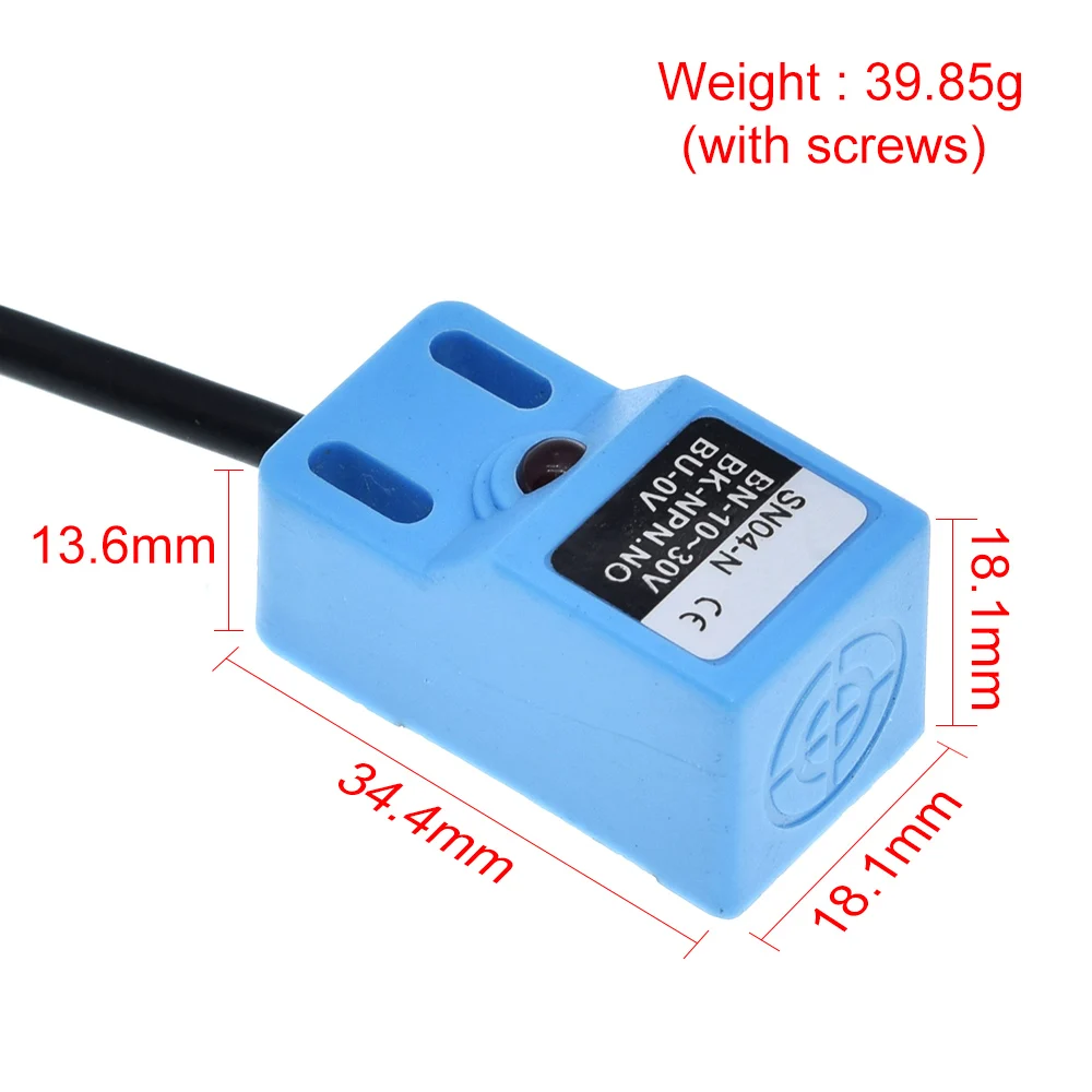 Шэньян SN04 N N2 DC NPN NO NC 4 мм 10 30V Индуктивный бесконтактный Сенсор контрольный