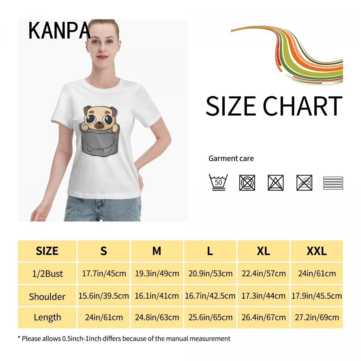 

Pockets Dog Women's Basic Short Sleeve T-Shirt Cotton Graphic T Shirts Woman Tops Tee Summer Female High Street Clothing 2021