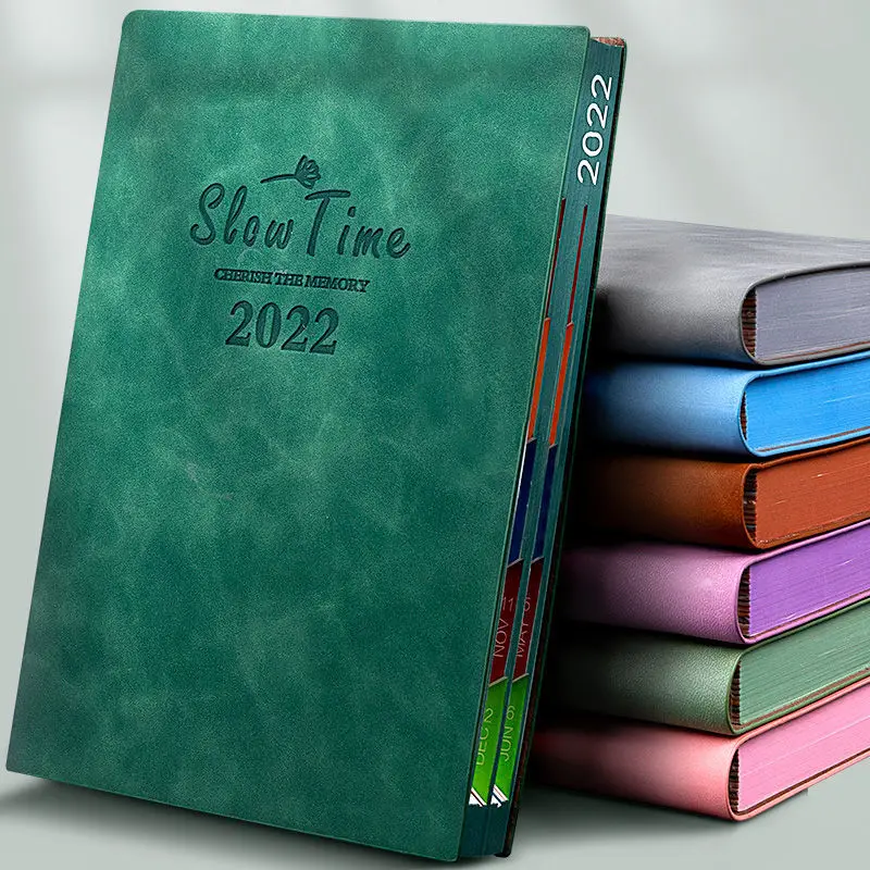 

2022 Schedule, Daily Planner, Self-Discipline Time Management, Calendar, Efficiency Manual, Notebook