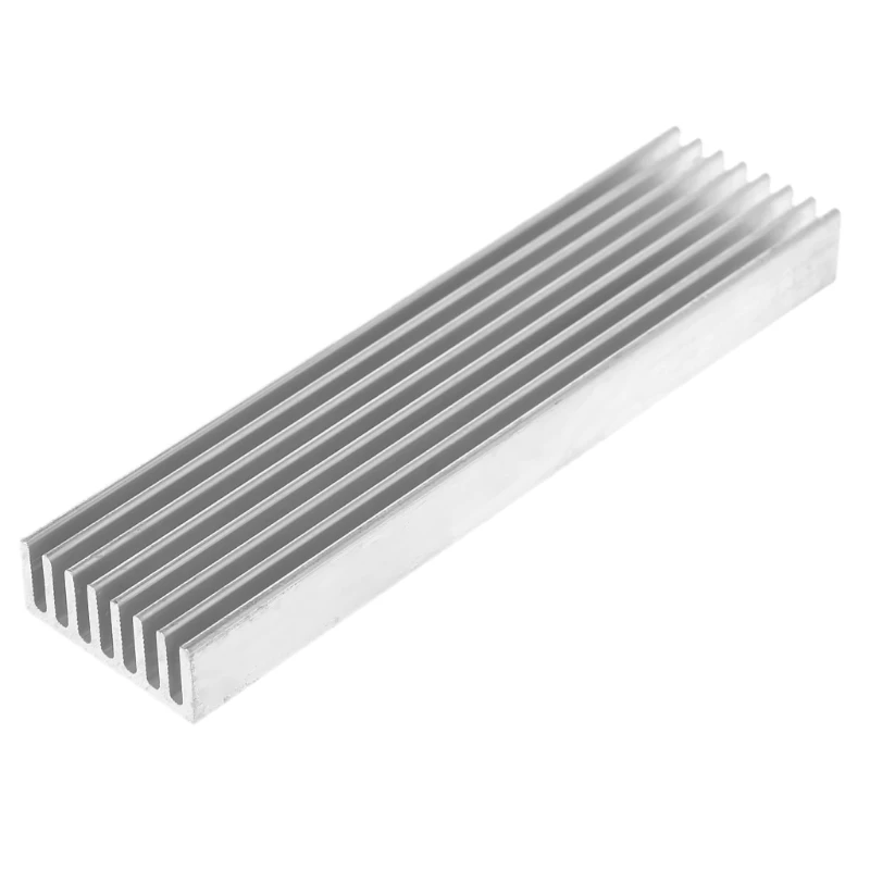 1 предмет 100*25*10 мм Алюминий теплоотвод кулер DIY для микросхема светодиодный