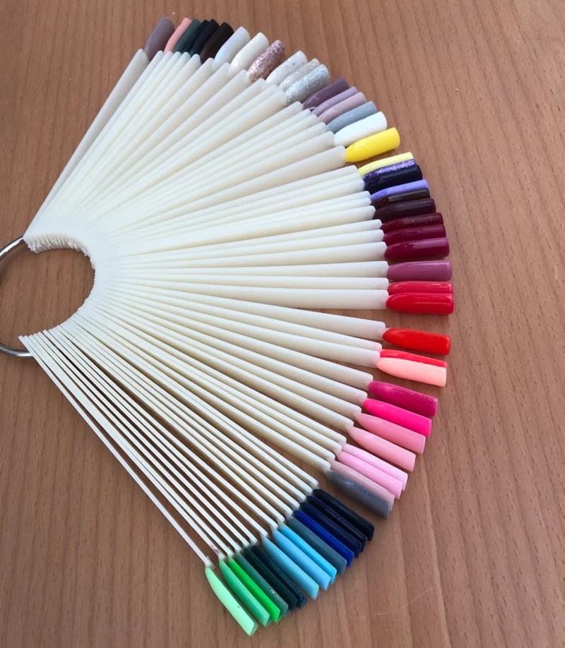 45 шт. Типсы для дизайна ногтей Палитра палочки демонстрации лака практические